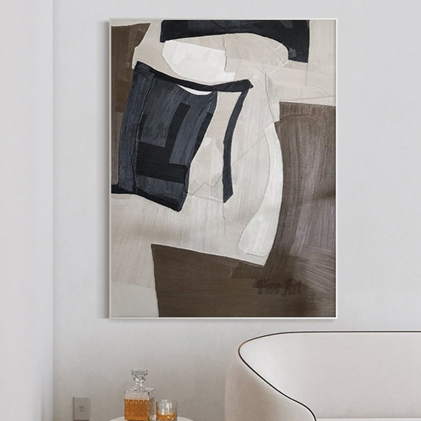 Abstract Seaside Hand-painted Oil Paintings On Canvas
