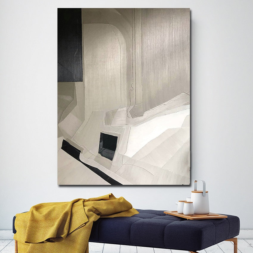 Abstract Seaside Hand-painted Oil Paintings On Canvas