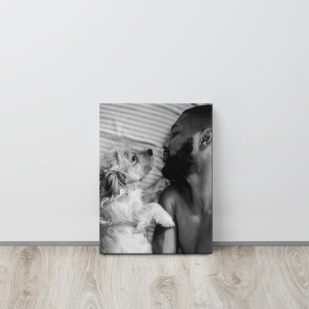 Man's Best Friend Canvas Print