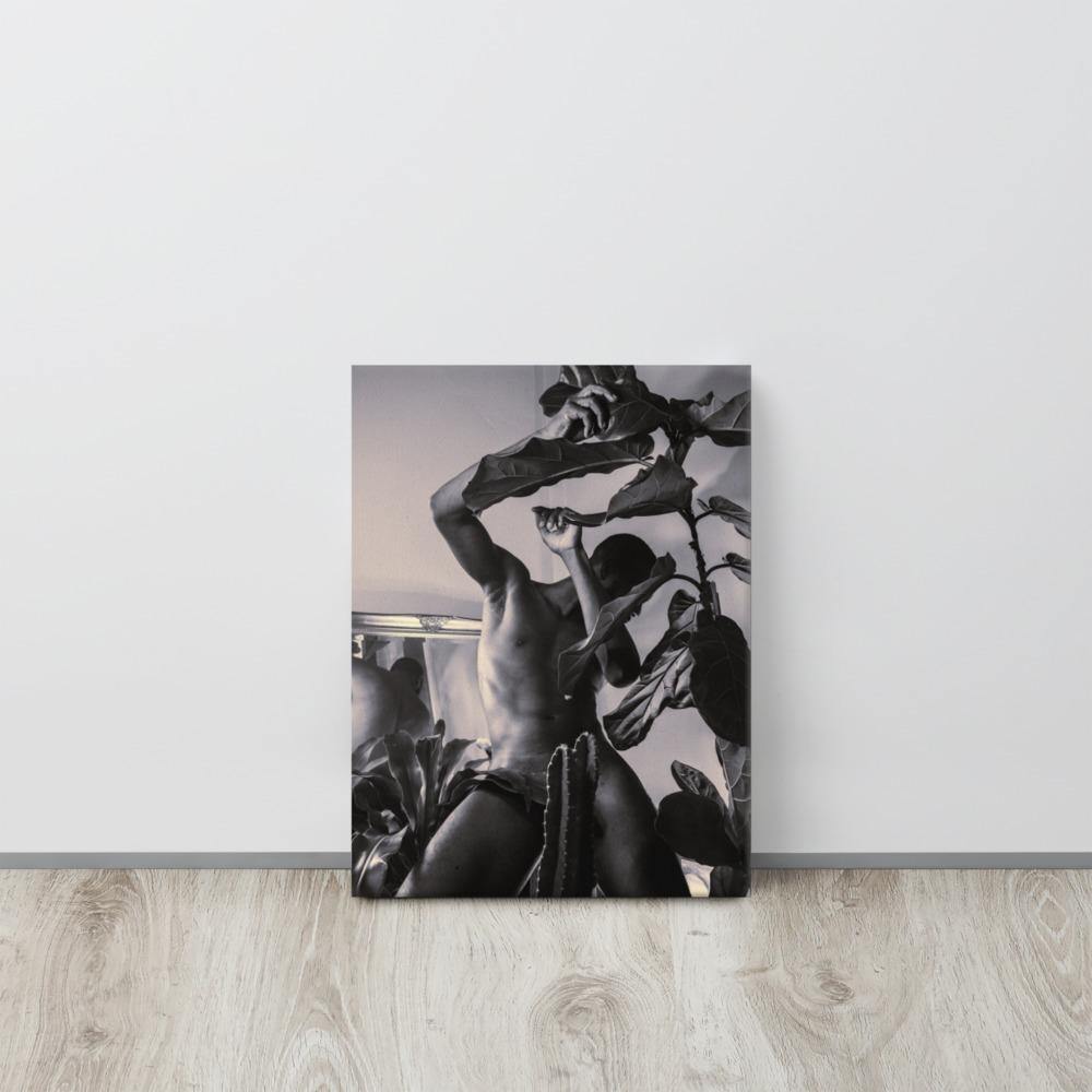 The Fiddler (Black & White) Canvas Print - Innovign Art