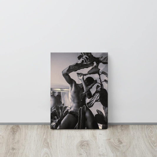 The Fiddler (Black & White) Canvas Print - Innovign Art