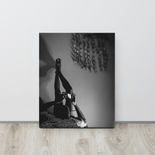 The Social Man Canvas Print