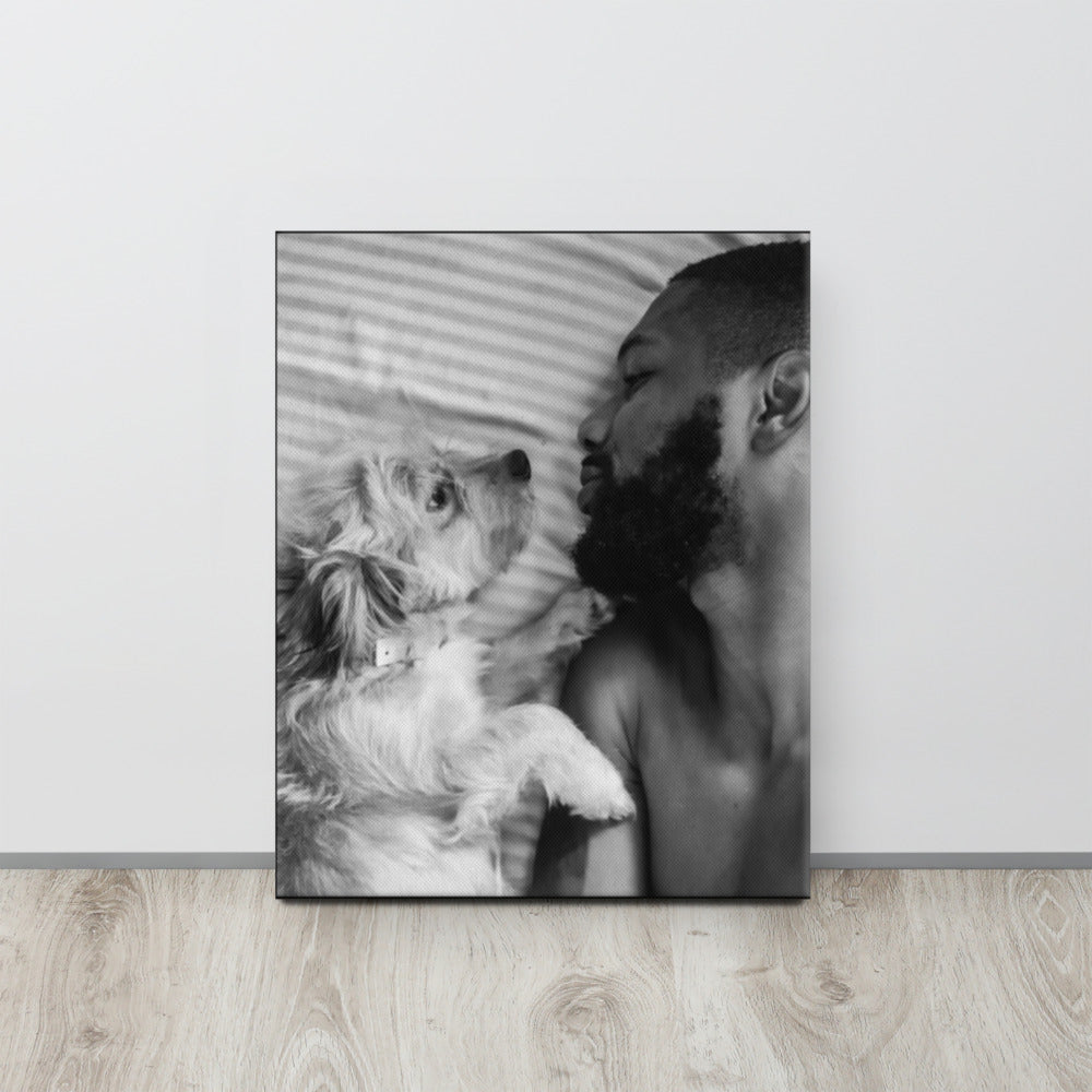 Man's Best Friend Canvas Print