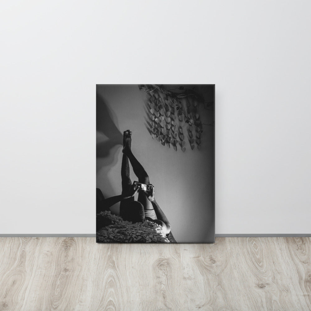 The Social Man Canvas Print