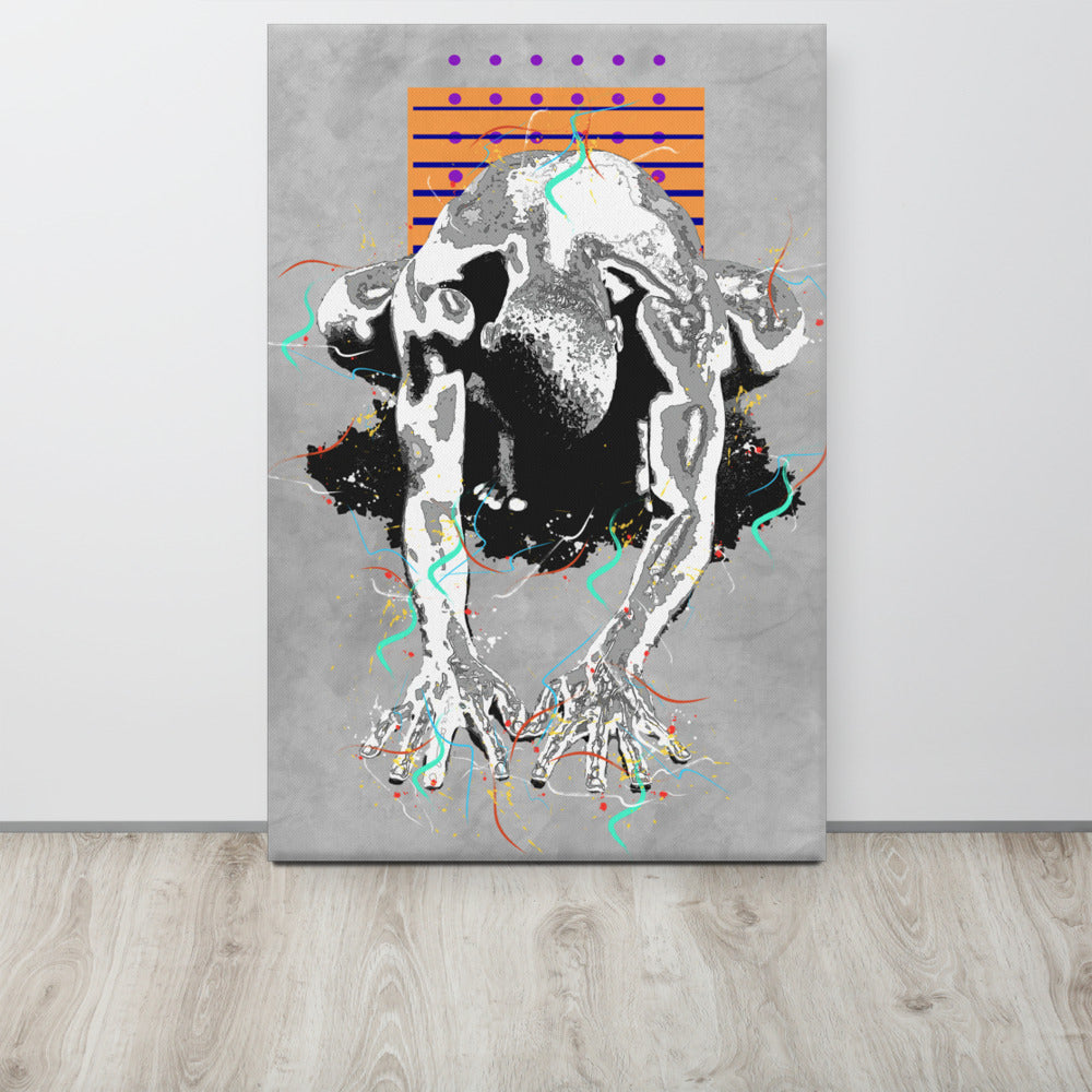 The Warm-up Pop Canvas Print