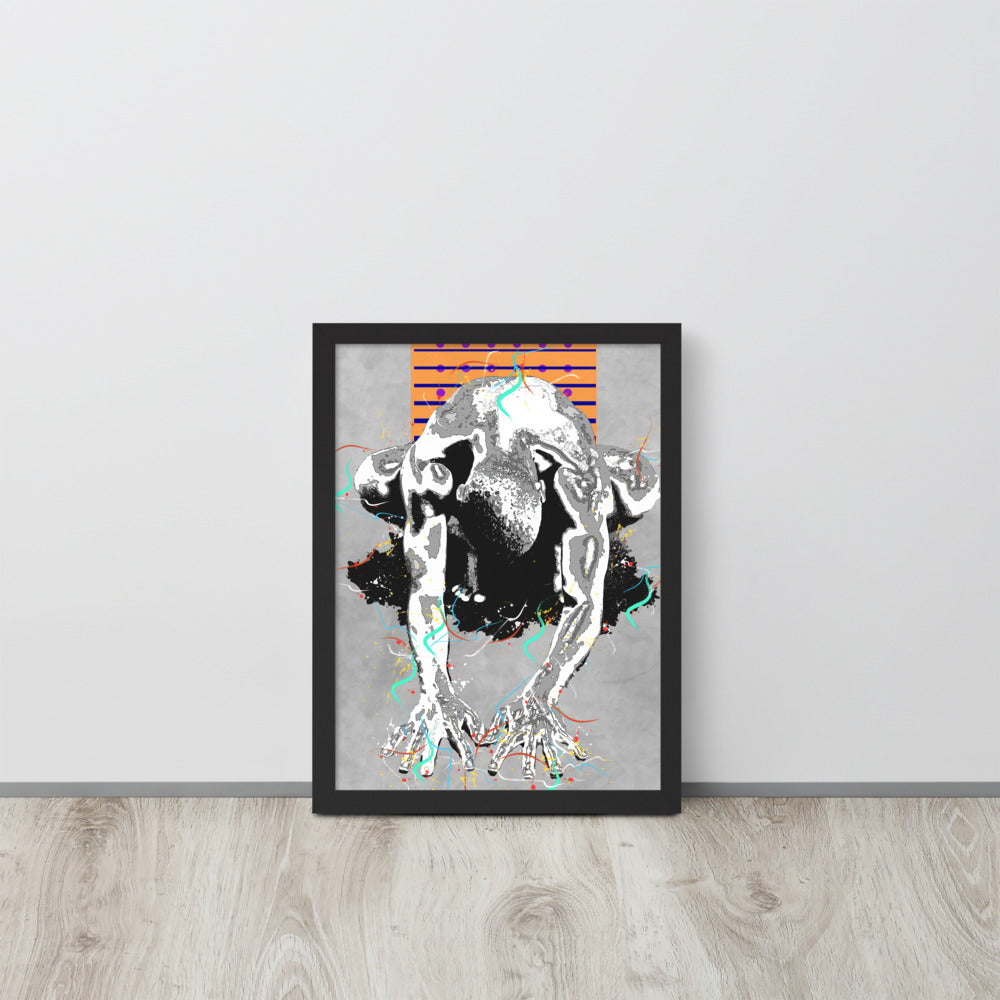 The Warm-up Framed Pop poster