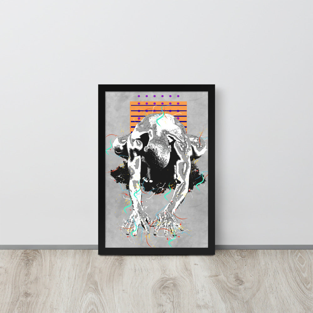 The Warm-up Framed Pop poster