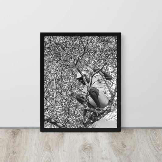 The Climber Framed poster - Innovign Art