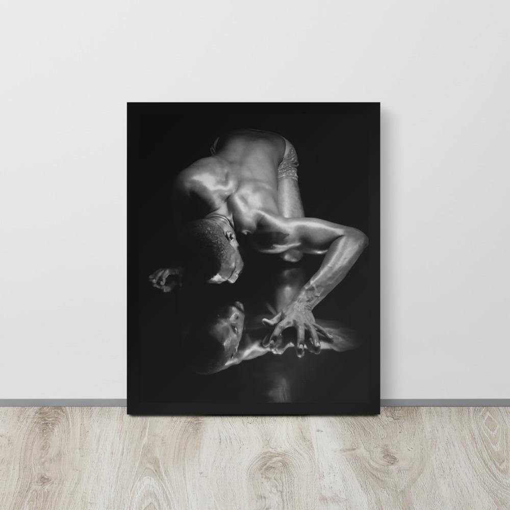 Introspection Black Framed poster - Innovign Art