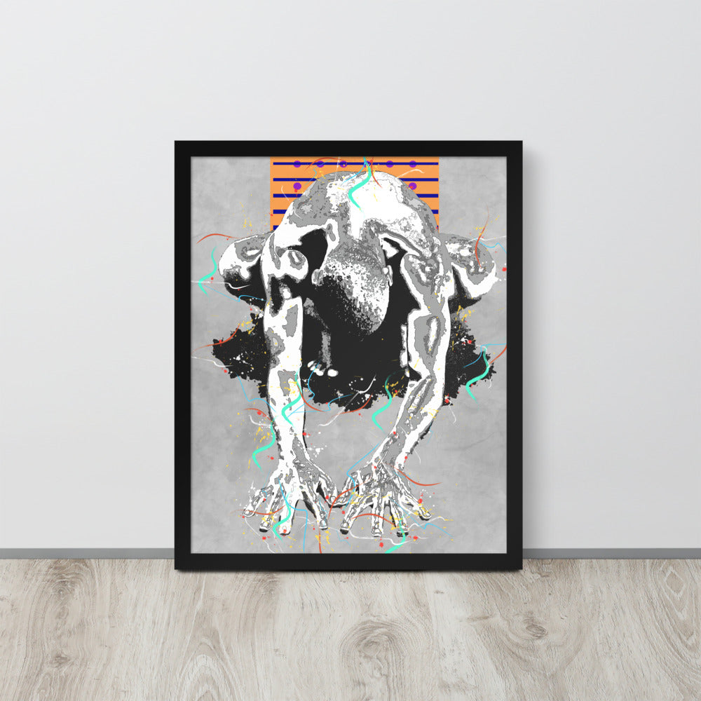 The Warm-up Framed Pop poster