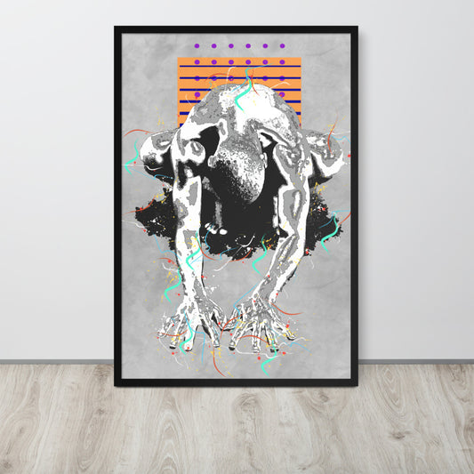 The Warm-up Framed Pop poster