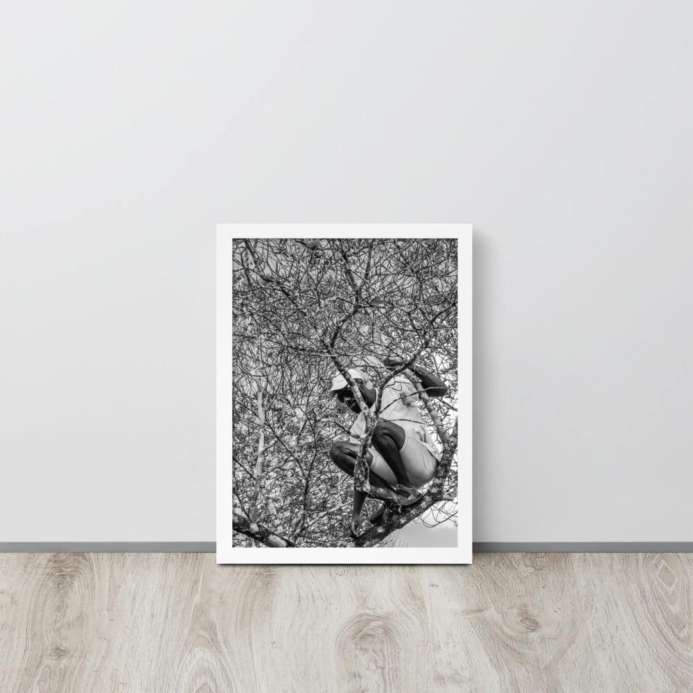The Climber Framed poster - Innovign Art
