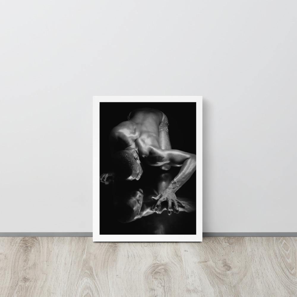 Introspection Black Framed poster - Innovign Art