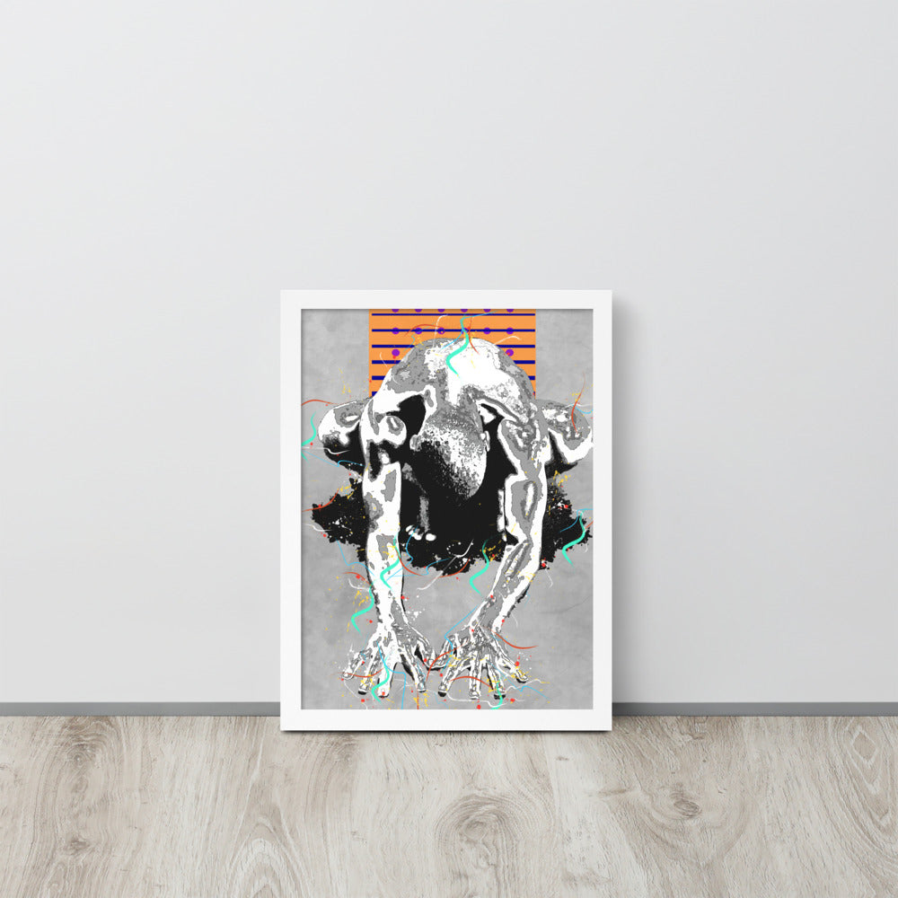 The Warm-up Framed Pop poster