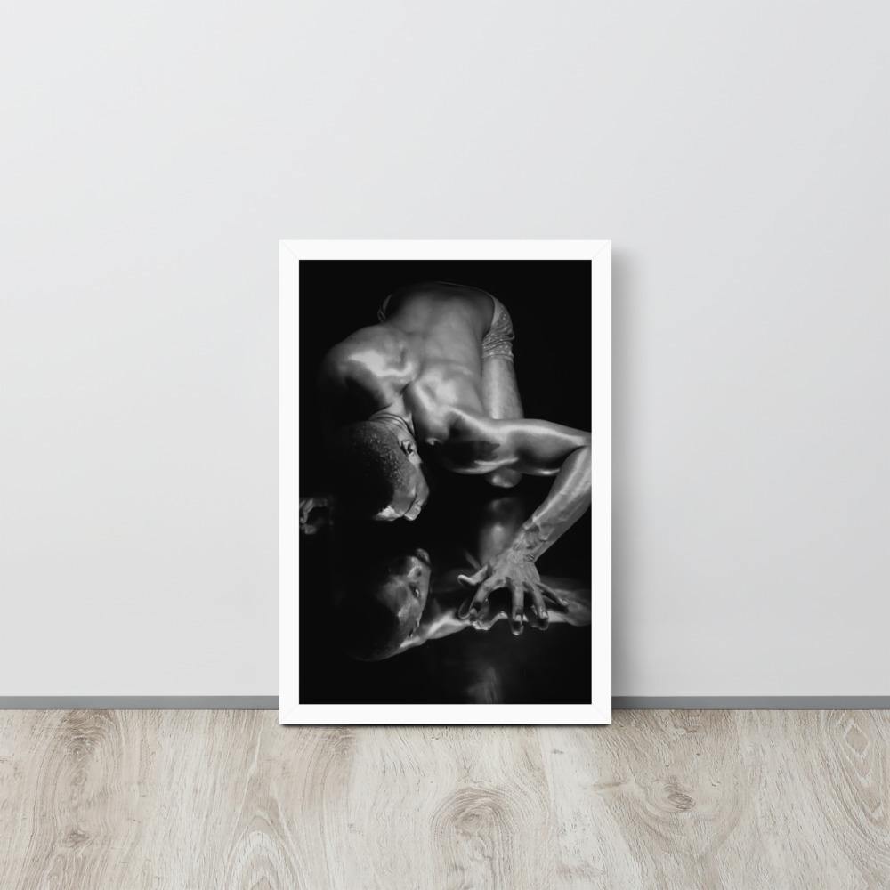Introspection Black Framed poster - Innovign Art