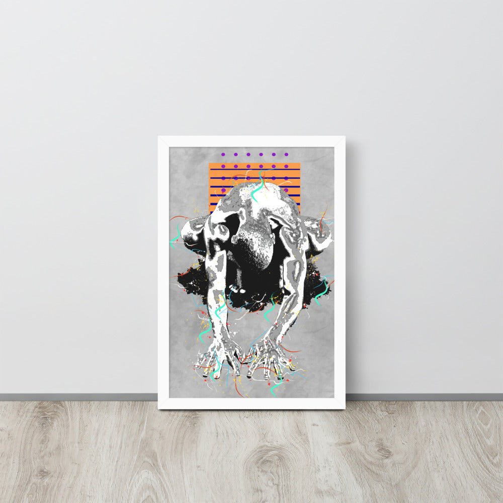The Warm-up Framed Pop poster