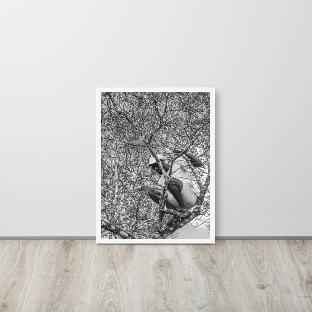The Climber Framed poster - Innovign Art