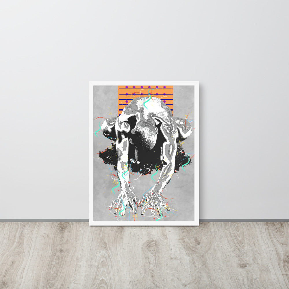 The Warm-up Framed Pop poster