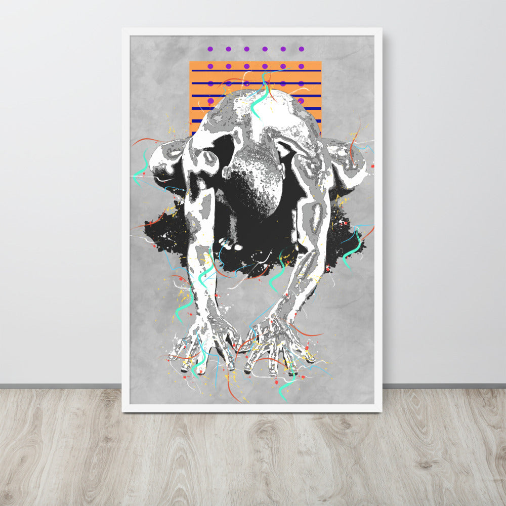 The Warm-up Framed Pop poster