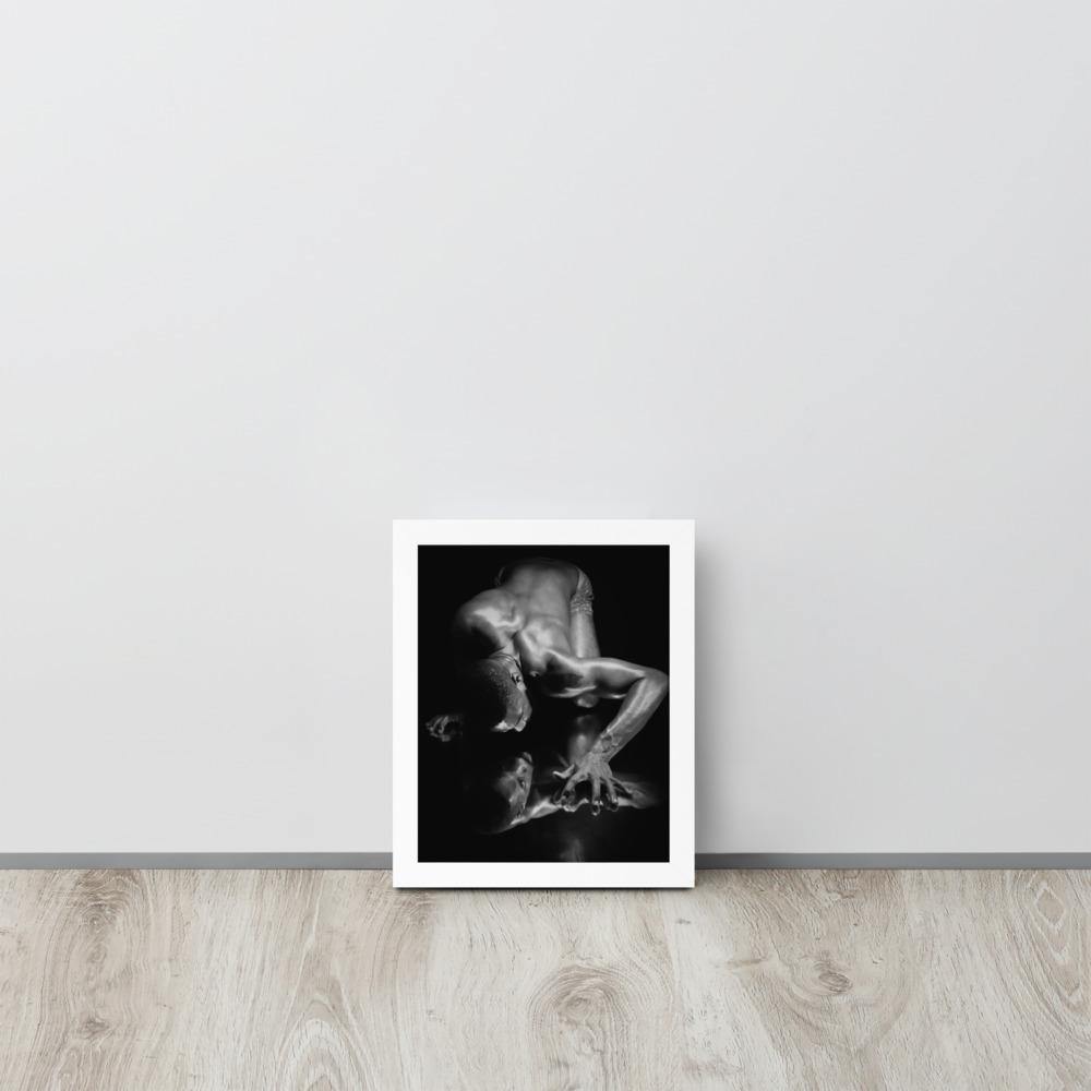 Introspection Black Framed poster - Innovign Art