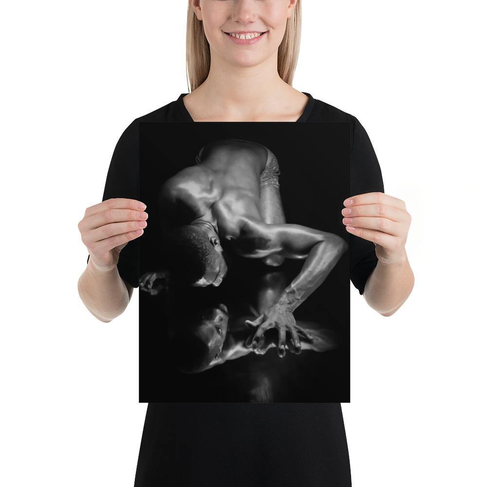 Introspection Black Poster - Innovign Art