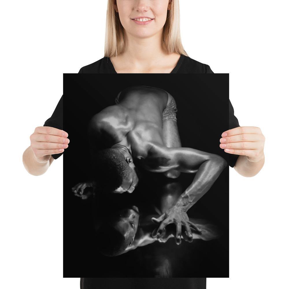 Introspection Black Poster - Innovign Art