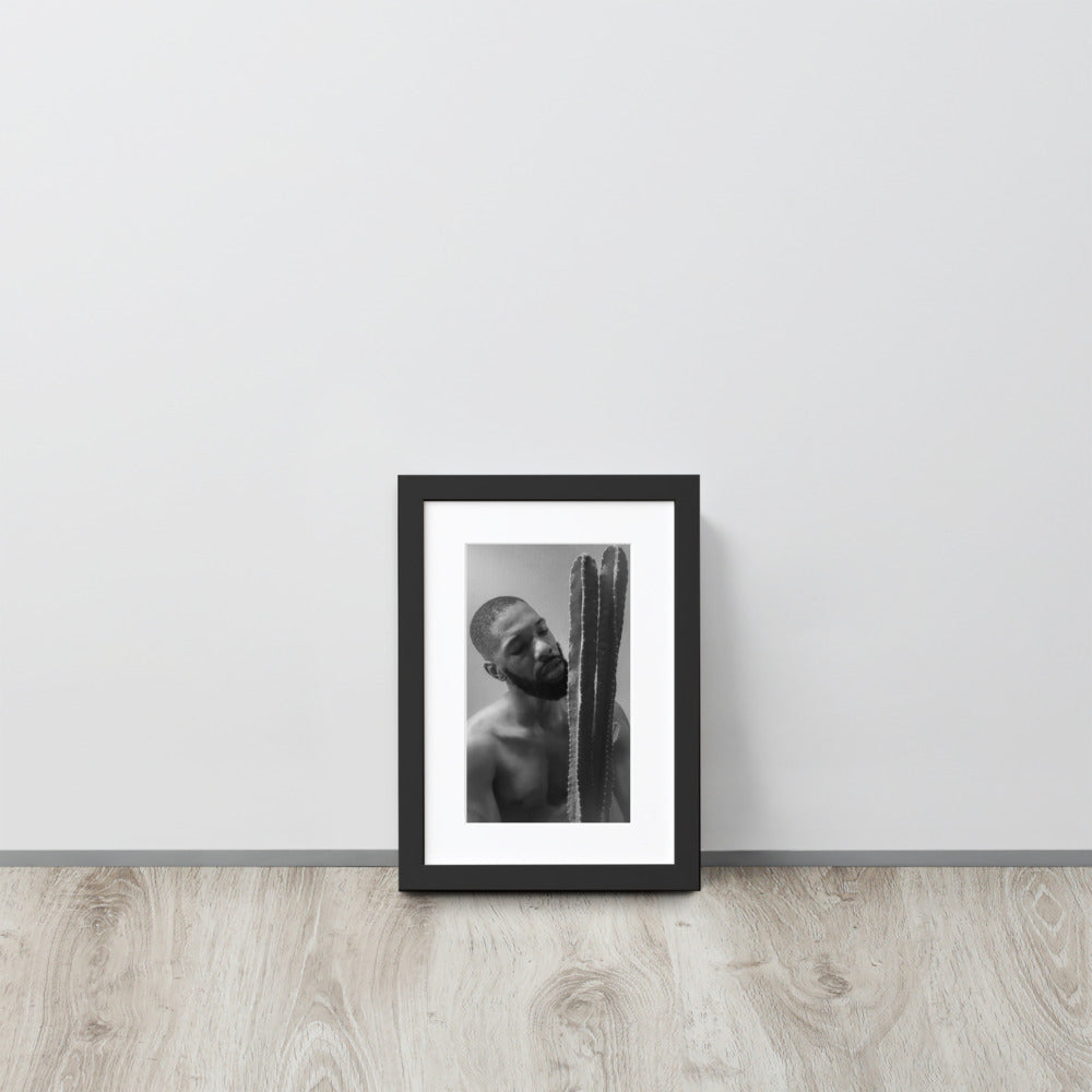 The Plant Guy Matte Paper Framed Poster With Mat