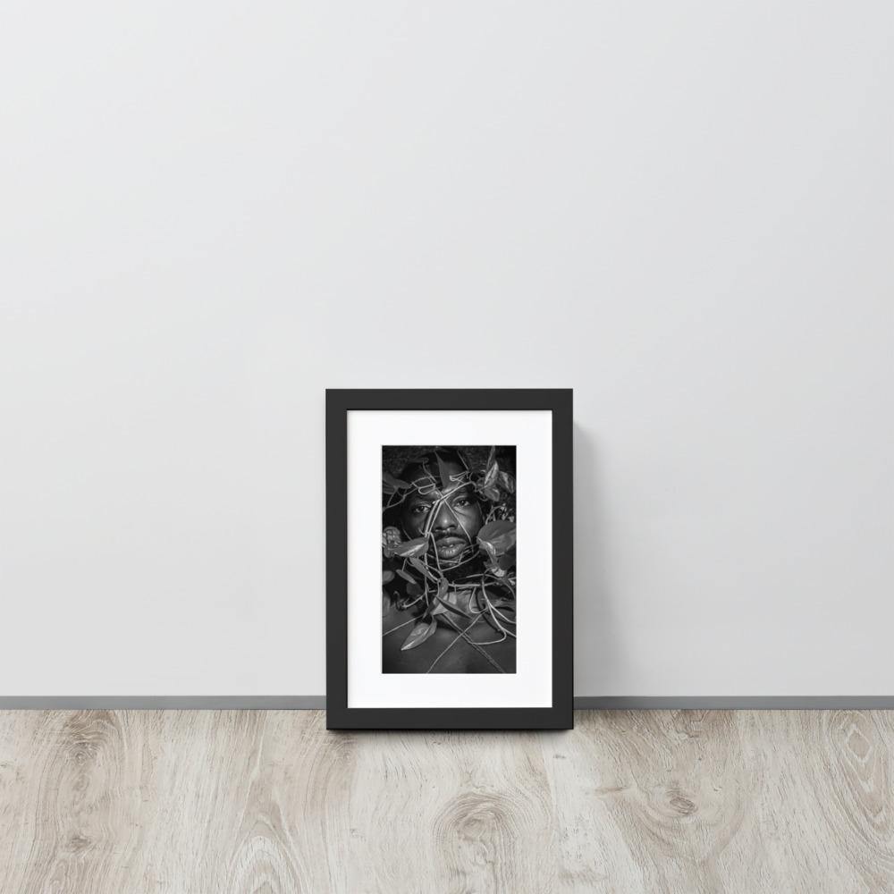 Consumed Matte Paper Framed Poster With Mat - Innovign Art