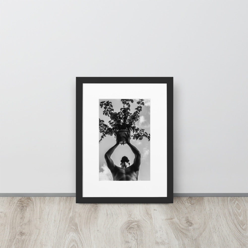 The Offering Matte Paper Framed Poster With Mat