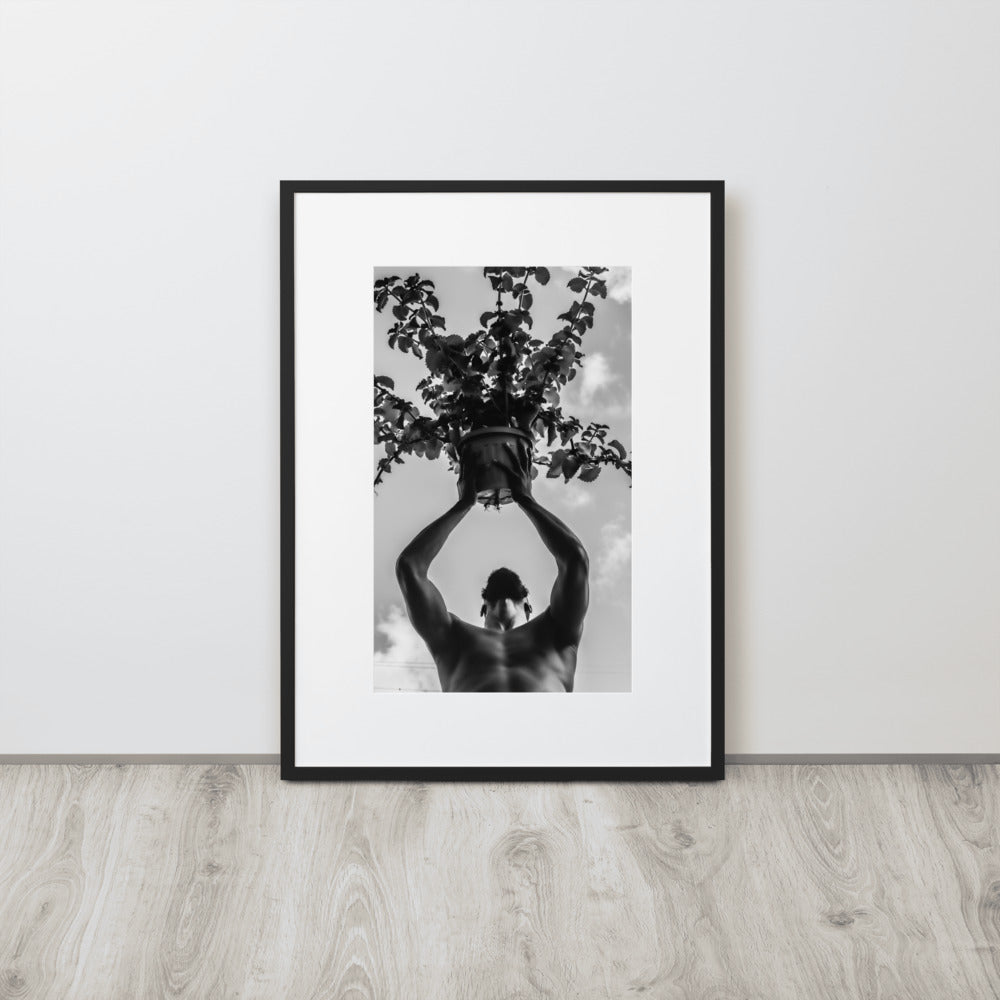 The Offering Matte Paper Framed Poster With Mat