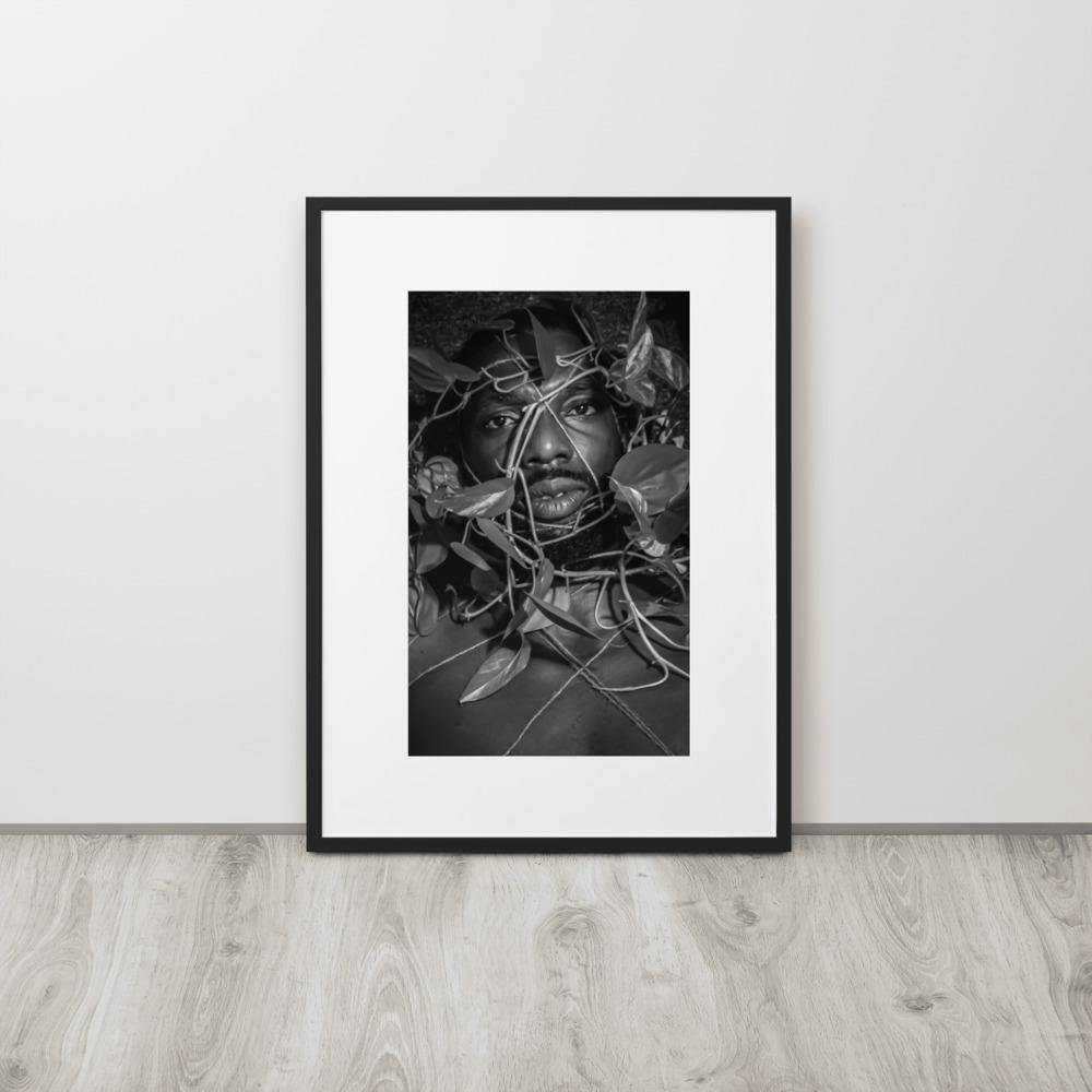 Consumed Matte Paper Framed Poster With Mat - Innovign Art