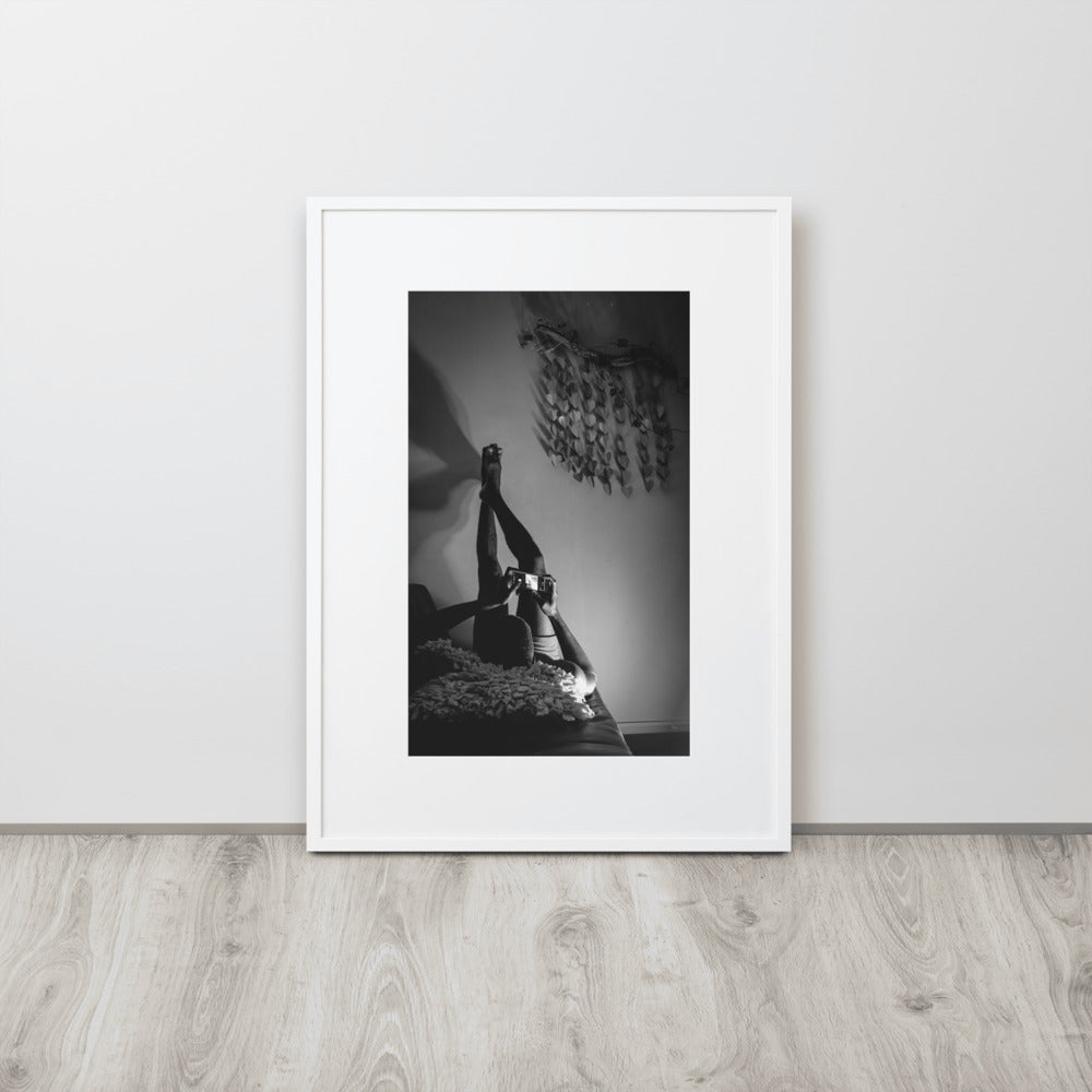 The Social Man Matte Paper Framed Poster With Mat