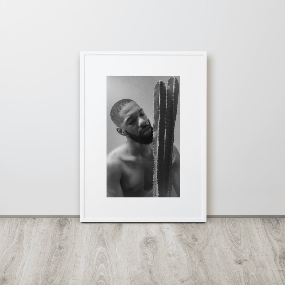 The Plant Guy Matte Paper Framed Poster With Mat